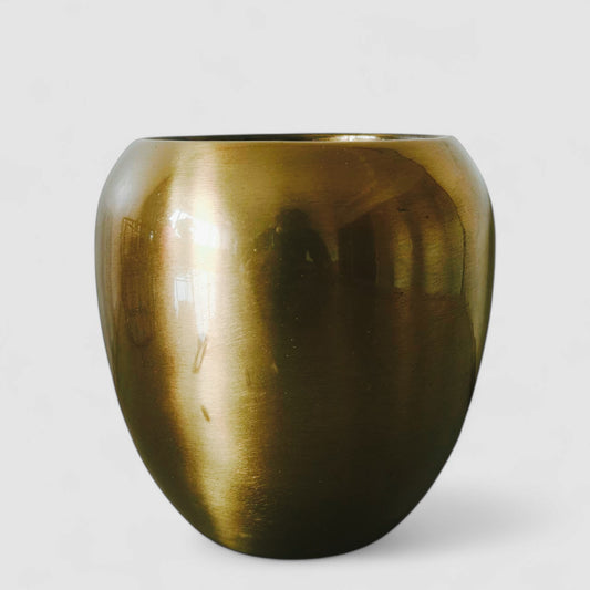 Gold Coated Premium Metal Pot | Set of 10