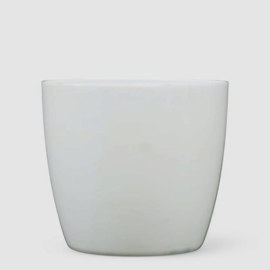 White Round Outer Pot | Set of 10