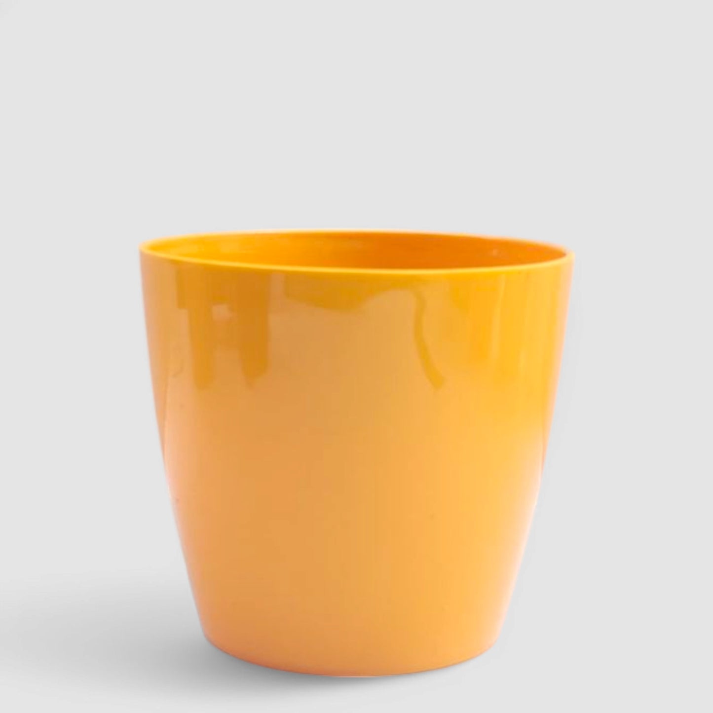 Yellow Round Outer Pot | Set of 10
